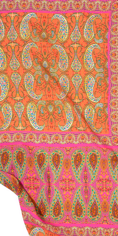 Printed Spanish Viscose Crepe - Zillions Pink