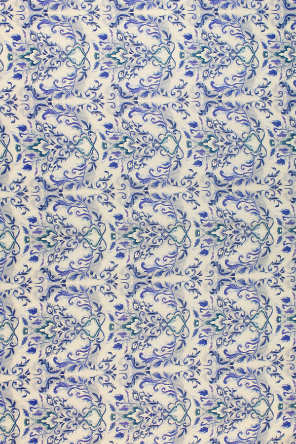 Printed Spanish Viscose Linen - Azula