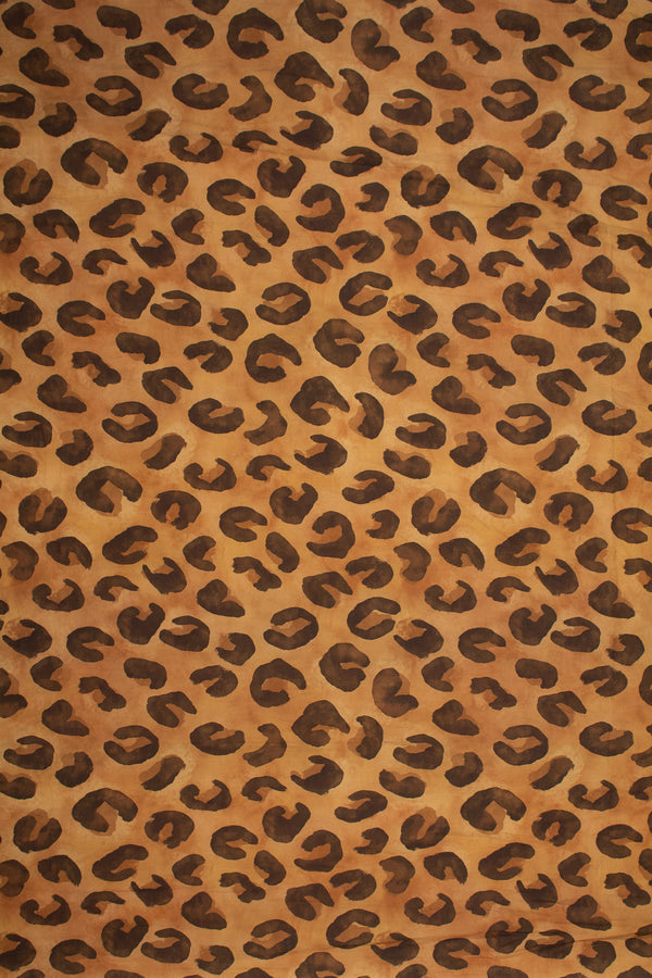 Printed Spanish Organic Cotton Voile - Leopard Lover