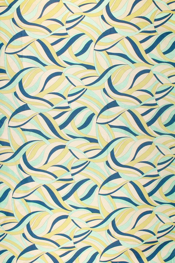 Printed Spanish Organic Cotton Sateen - Sunset Lily