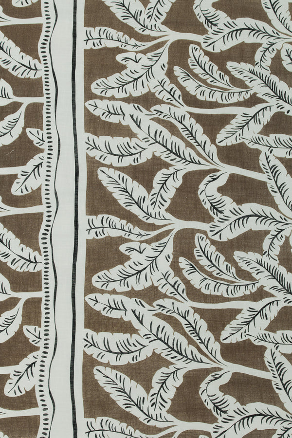 Printed Spanish Organic Cotton (Linen-Look) - Alana