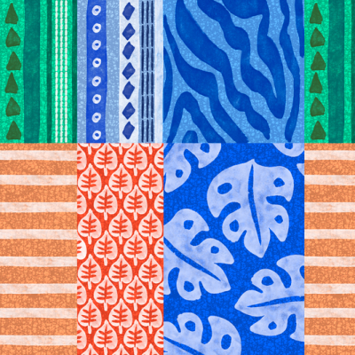 Printed Spanish Polyester Crepe - Simon