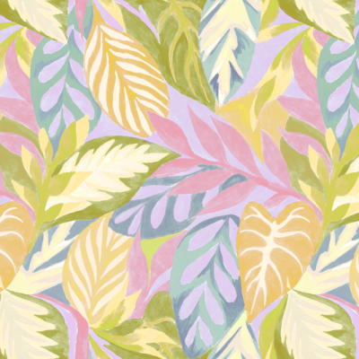 Printed Spanish Viscose Challis - Honeydew