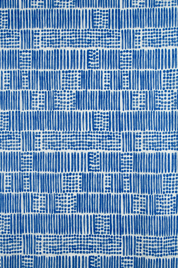 Printed Spanish Organic Cotton Viscose Textured Voile - Matches