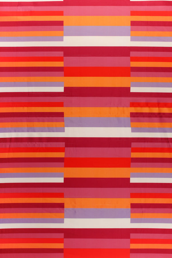 Printed Spanish Polyester Satin - Kite Flying