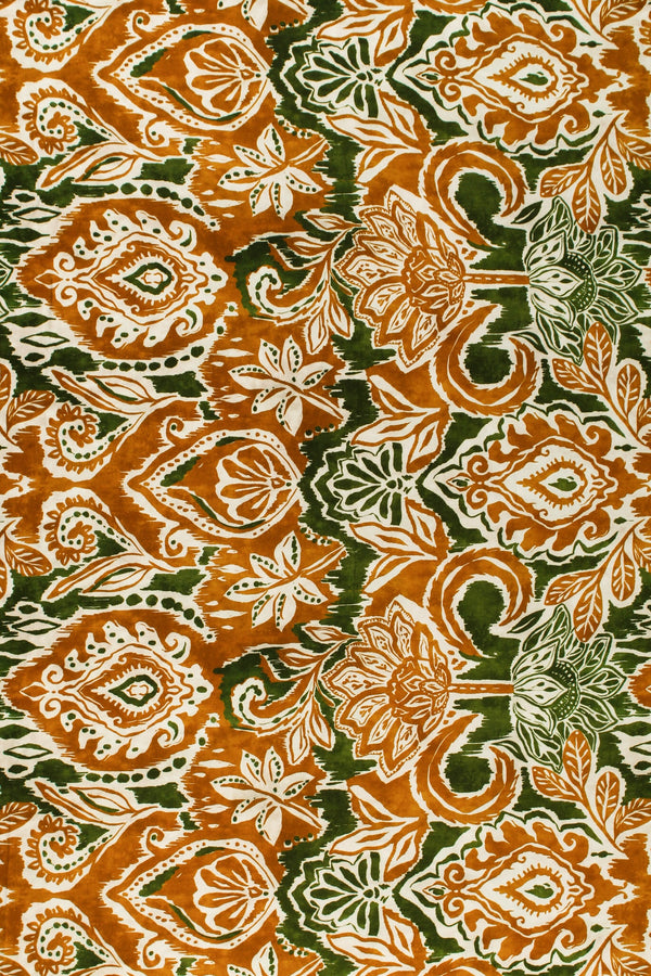 Printed Viscose - Bronze Phoenix