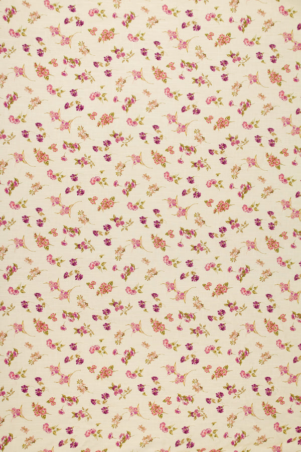 Printed Spanish Viscose Linen - Sourdough and Serene Shawls