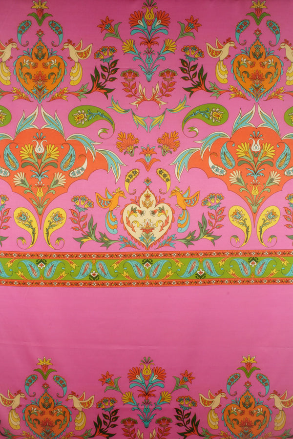 Printed Spanish Recycled Polyester Crepe - Stephany