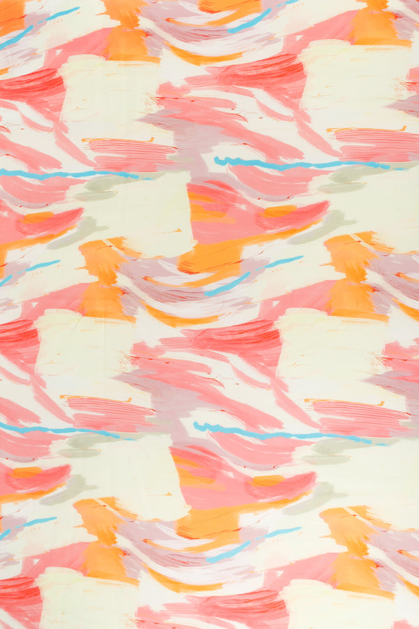 Printed Spanish Viscose Challis - Impressionism