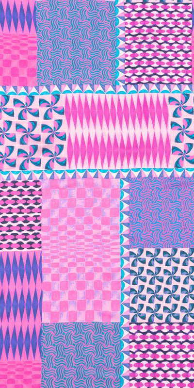 Printed Spanish Viscose Challis - Sweetpea