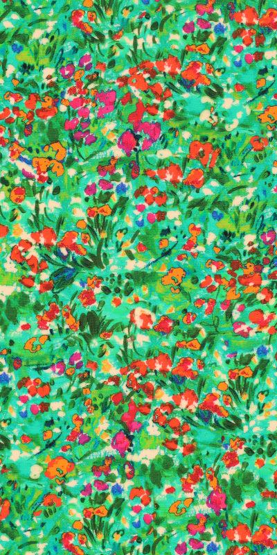 Printed Spanish Organic Cotton Voile - Wanderer