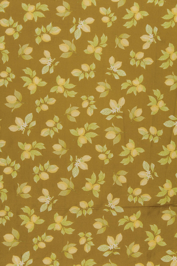 Printed Spanish Organic Cotton Voile - Citronade