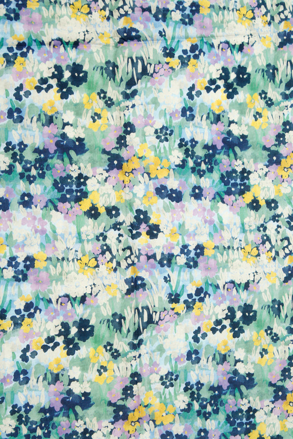 Printed Spanish Organic Cotton Voile - Suburban Homestead