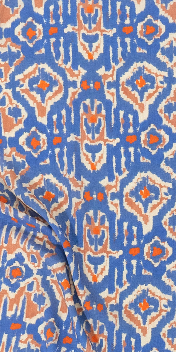 Printed Spanish Viscose Challis - Hydrangea