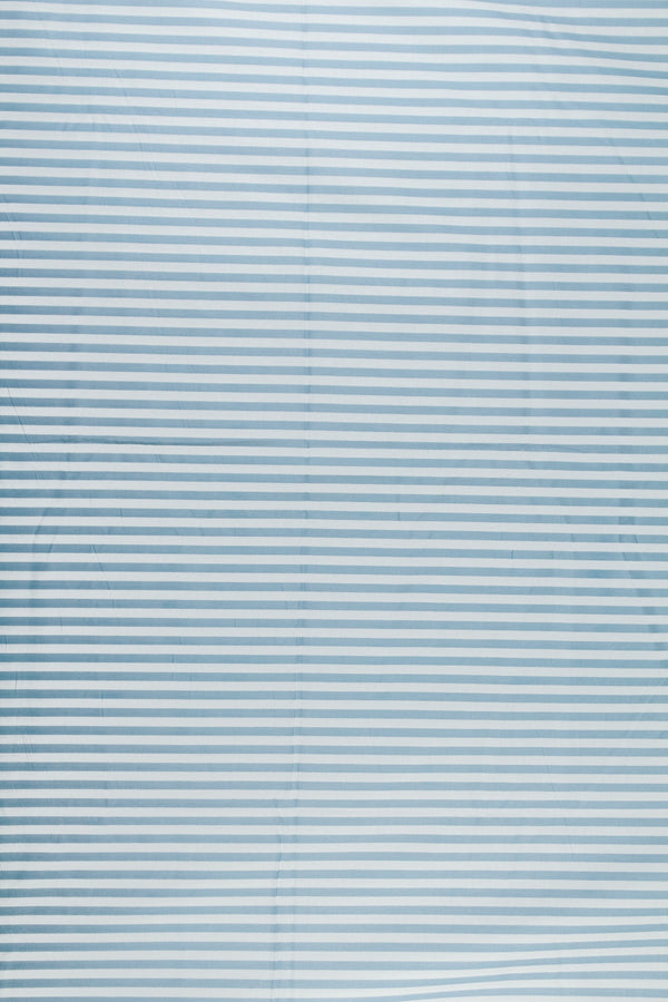 Printed Spanish Organic Cotton Voile - Nautical Blue