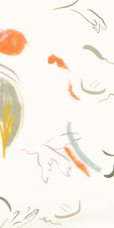 Printed Spanish Ecovero Viscose Challis - Skywriting