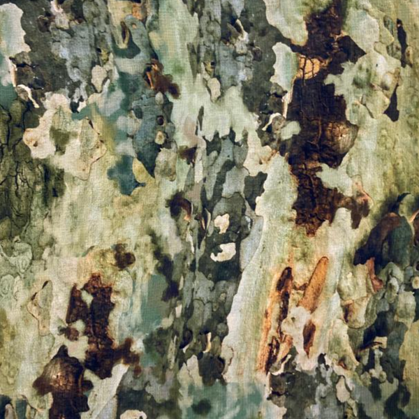 Printed Spanish Polyester Satin Charmeuse - Desert Pavement