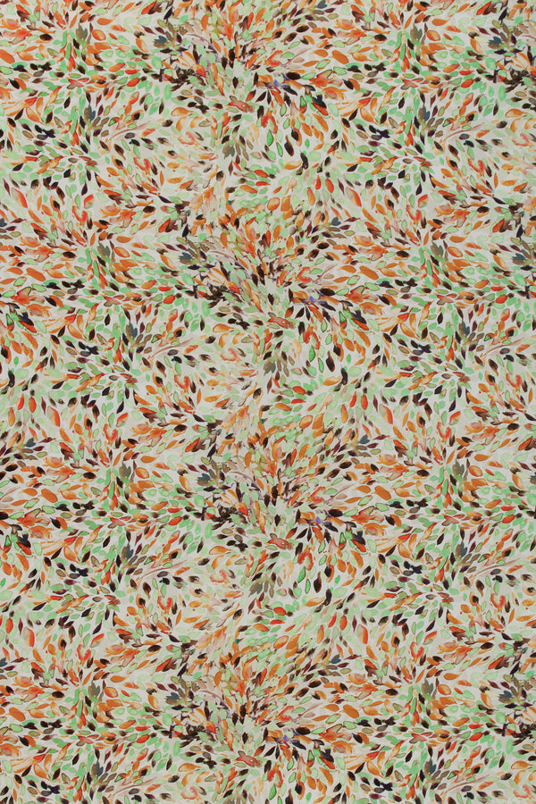 Printed Spanish Ecovero Viscose Challis - Guppy