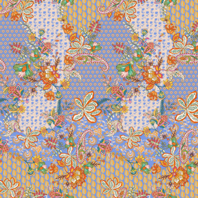 Printed Spanish Viscose Challis - Sunflower Seeds