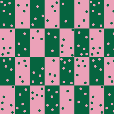 Printed Ecovero Viscose- Pine Blush Domino