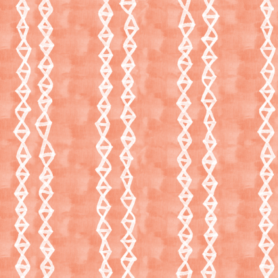 Printed Organic Cotton Voile - Helix Peach