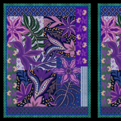 Printed Ecovero Viscose - Bell Flowers