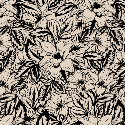 Printed Cotton - Desert Foliage