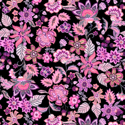 Printed Ecovero Viscose - Hibiscus