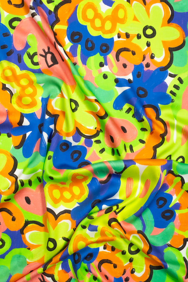 Printed Viscose- Smiley Face