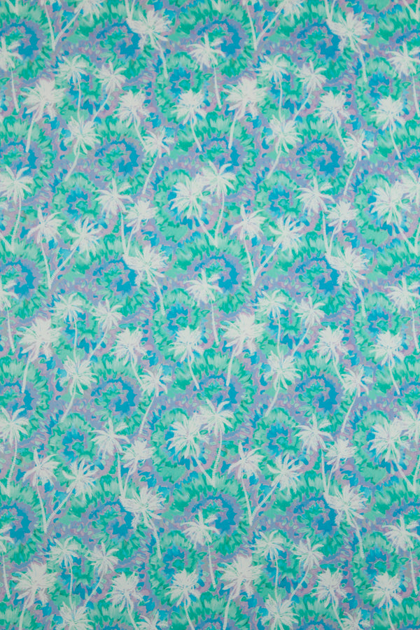 Printed Viscose Poly - Flight over Paradise