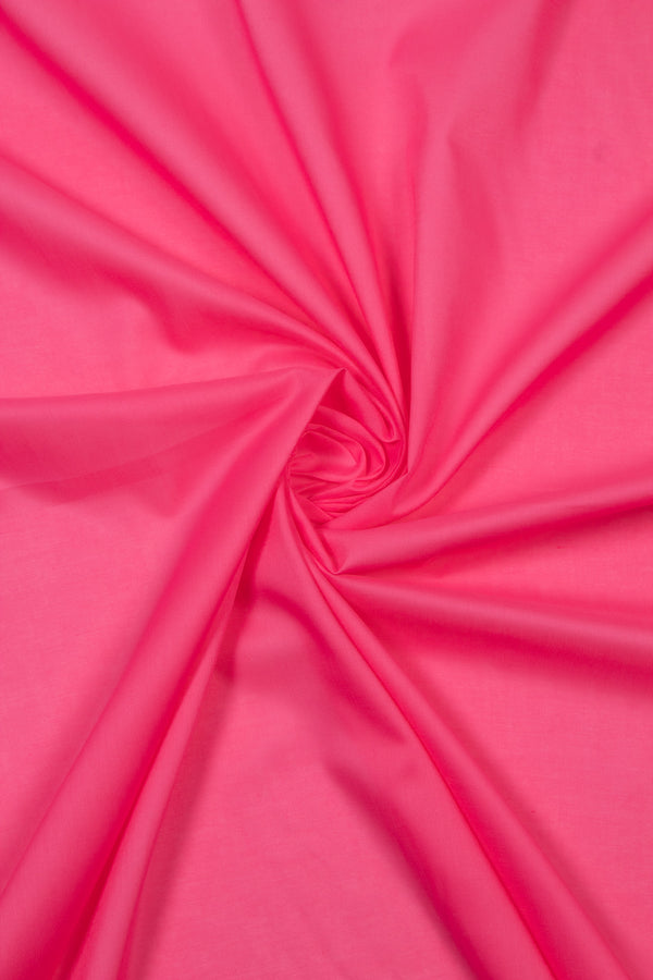 Plain Cotton Voile - Barbie Pink