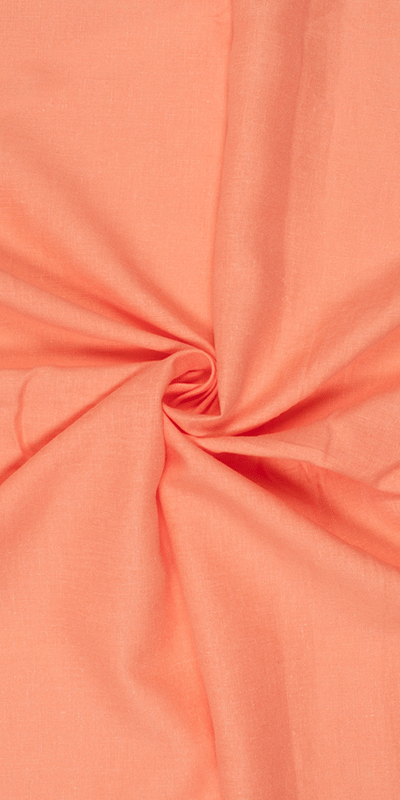 Plain Ecovero Viscose/Linen- Grapefruit