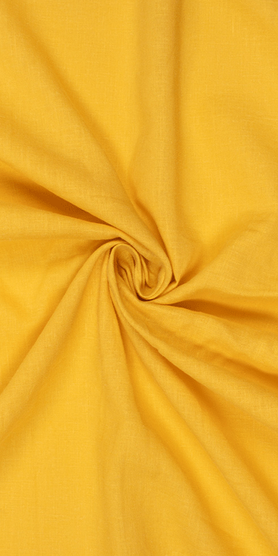 Plain Ecovero Viscose/Linen- Amber